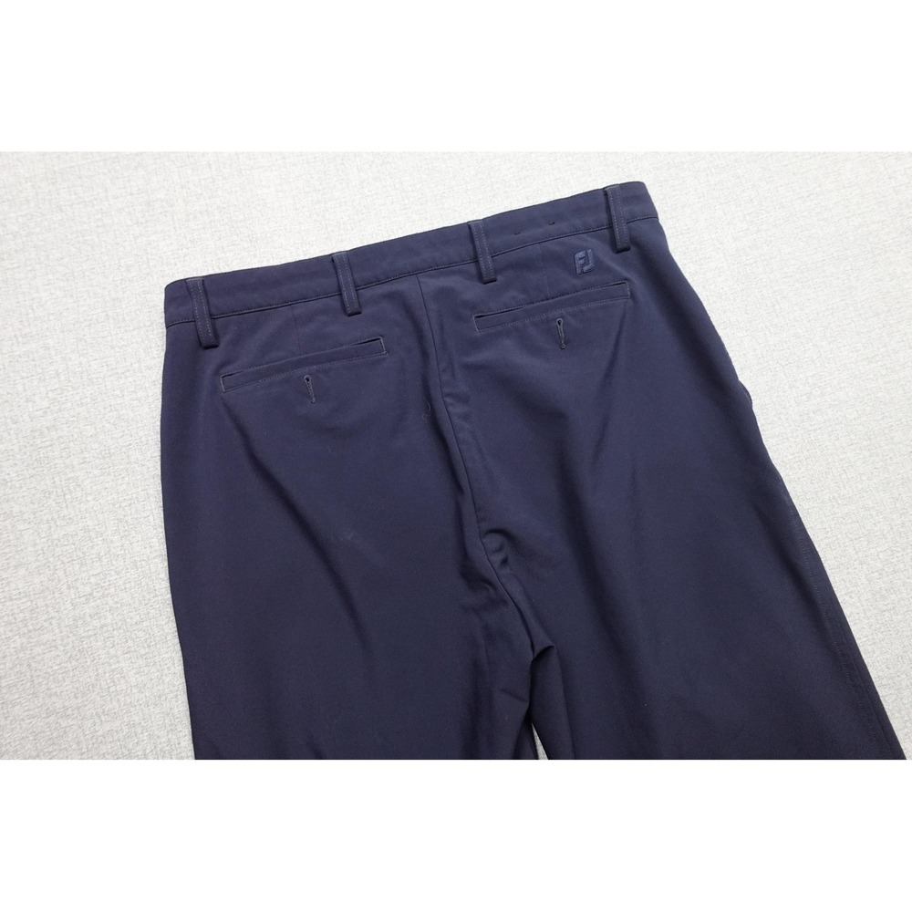 FootJoy Golf Pants Mens 34x30 Navy Blue Khakis Performance Stretch Pockets